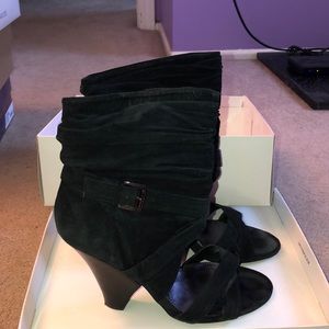 Black bootie suede Baker size 9 great condition